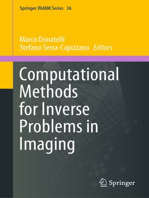cover image of Computational Methods for Inverse Problems in Imaging